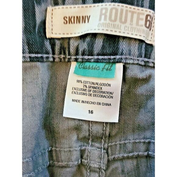 Route 66 Women's Jeans Size 16 Color Black/Gray Mid Rise‎ Ladies Denim Jeans - Picture 8 of 8